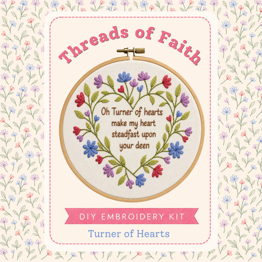DIY Embroidery Kit – Turner of Hearts