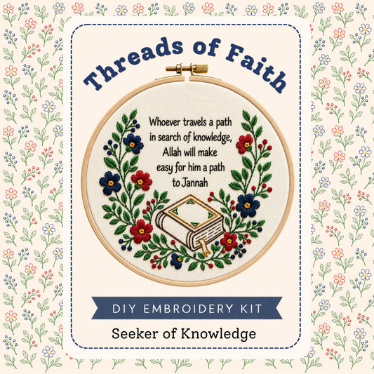 DIY Embroidery Kit – Seeker of Knowledge