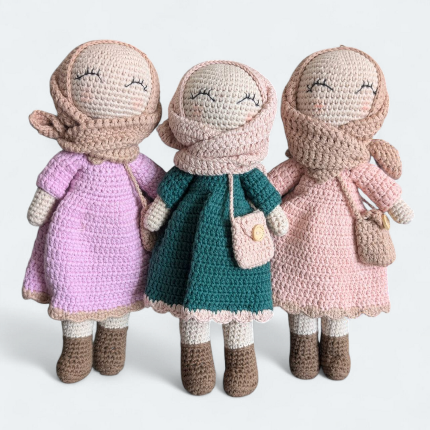 Hand-Crocheted Hijab Dolls