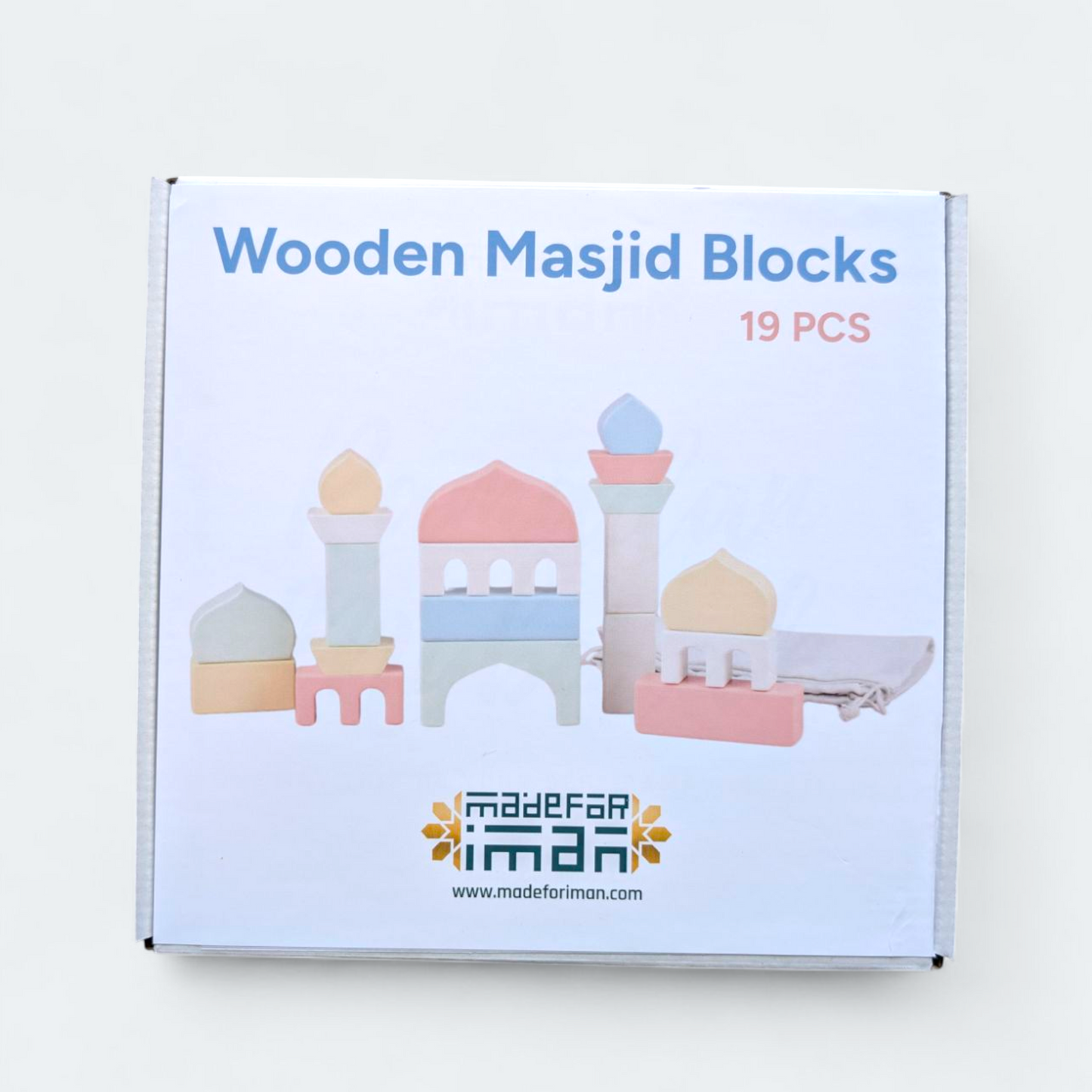 Wooden Masjid Building Blocks