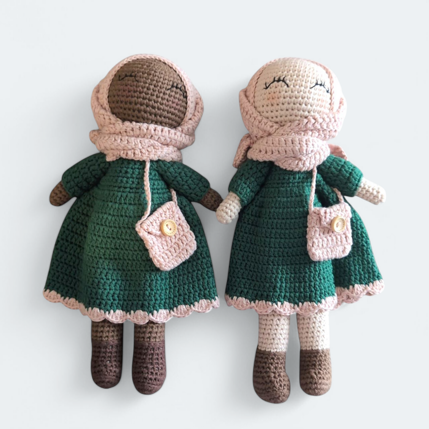 Hand-Crocheted Hijab Dolls