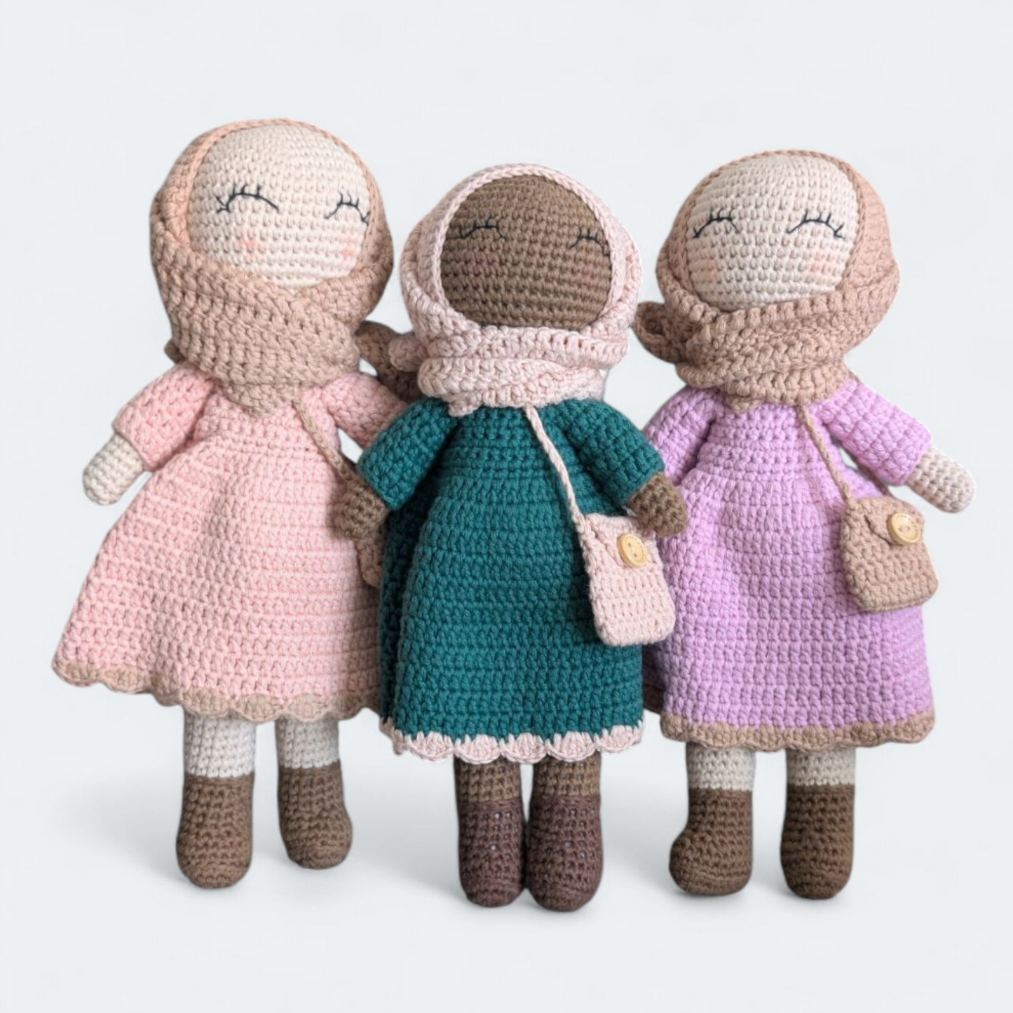 Hand-Crocheted Hijab Dolls