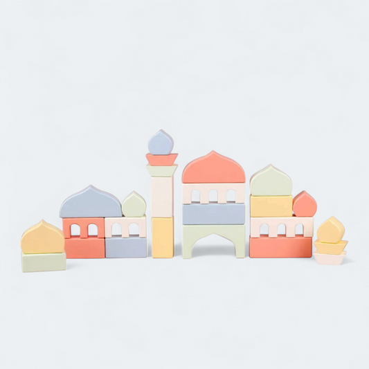 Wooden Masjid Building Blocks
