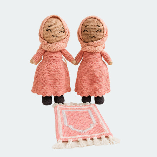 Girl Prayer Buddy Crochet Doll