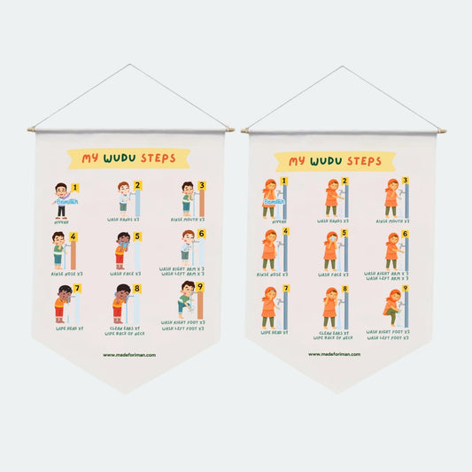 My Wudu Steps Banner