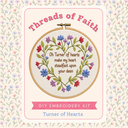 DIY Embroidery Kit – Turner of Hearts