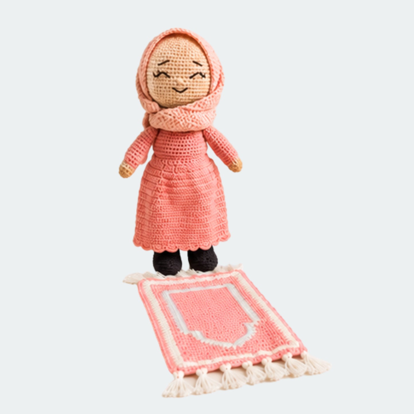 Girl Prayer Buddy Crochet Doll