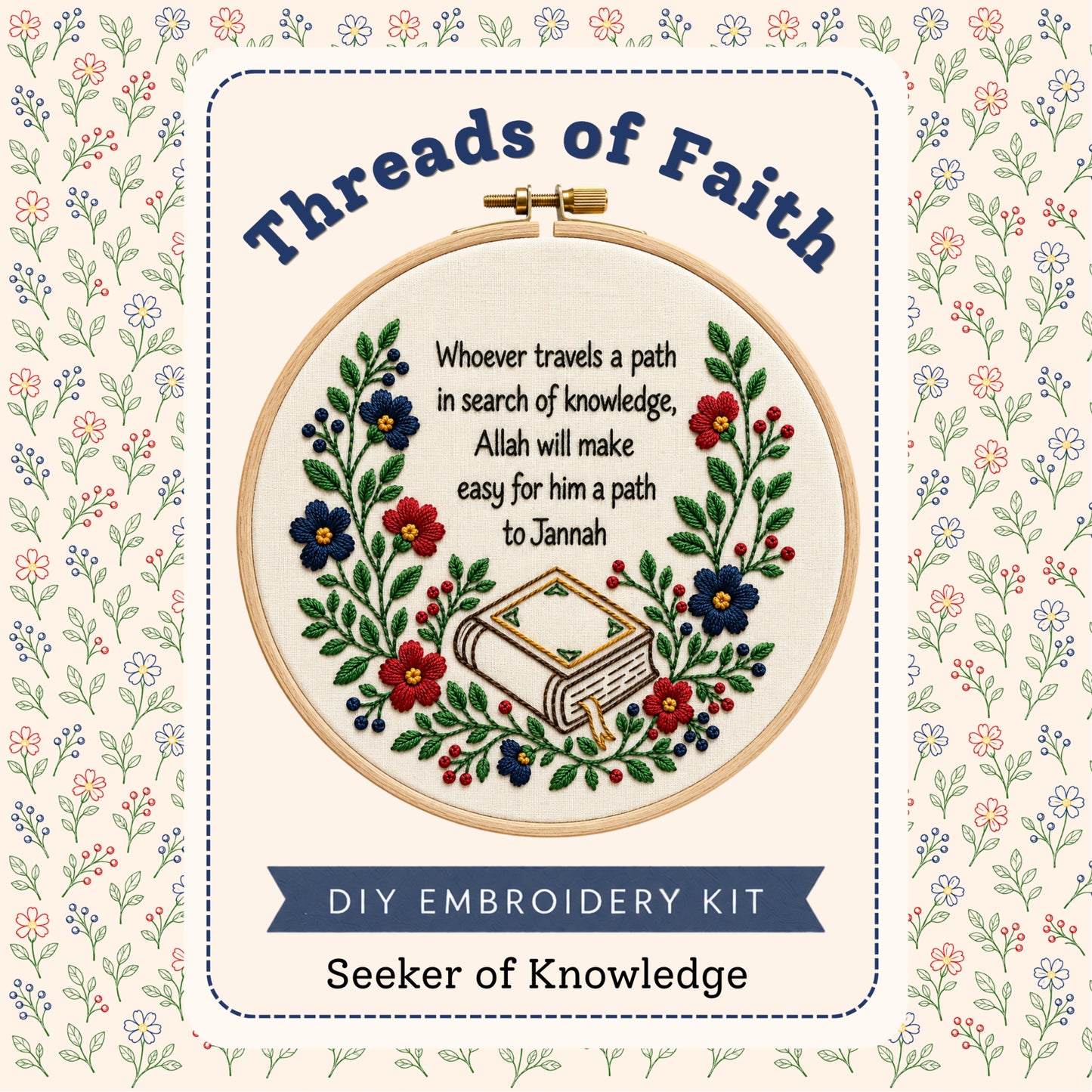DIY Embroidery Kit – Seeker of Knowledge