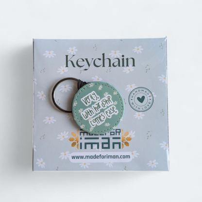 Modern Islamic Leather Key Tags