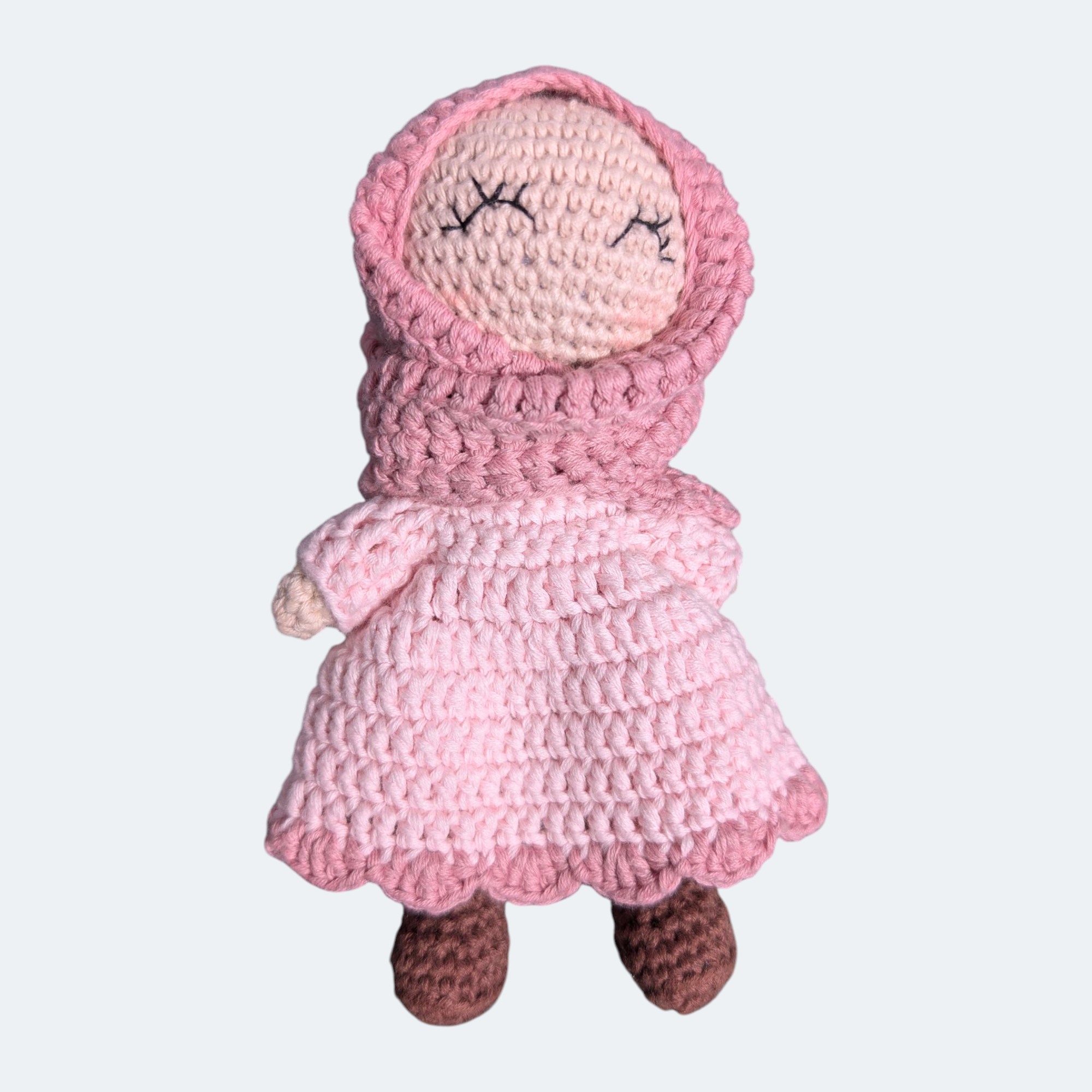 Crocheted Hijabi Mini Dolls with keyring