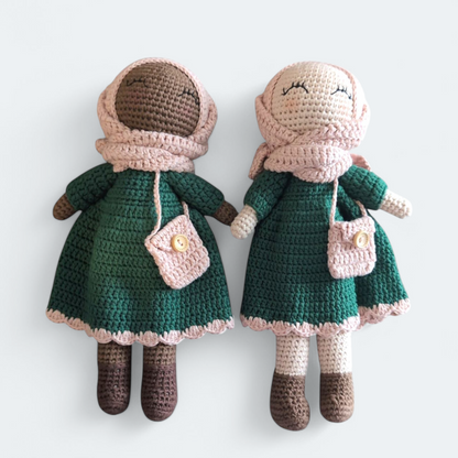 Hand-Crocheted Hijab Dolls