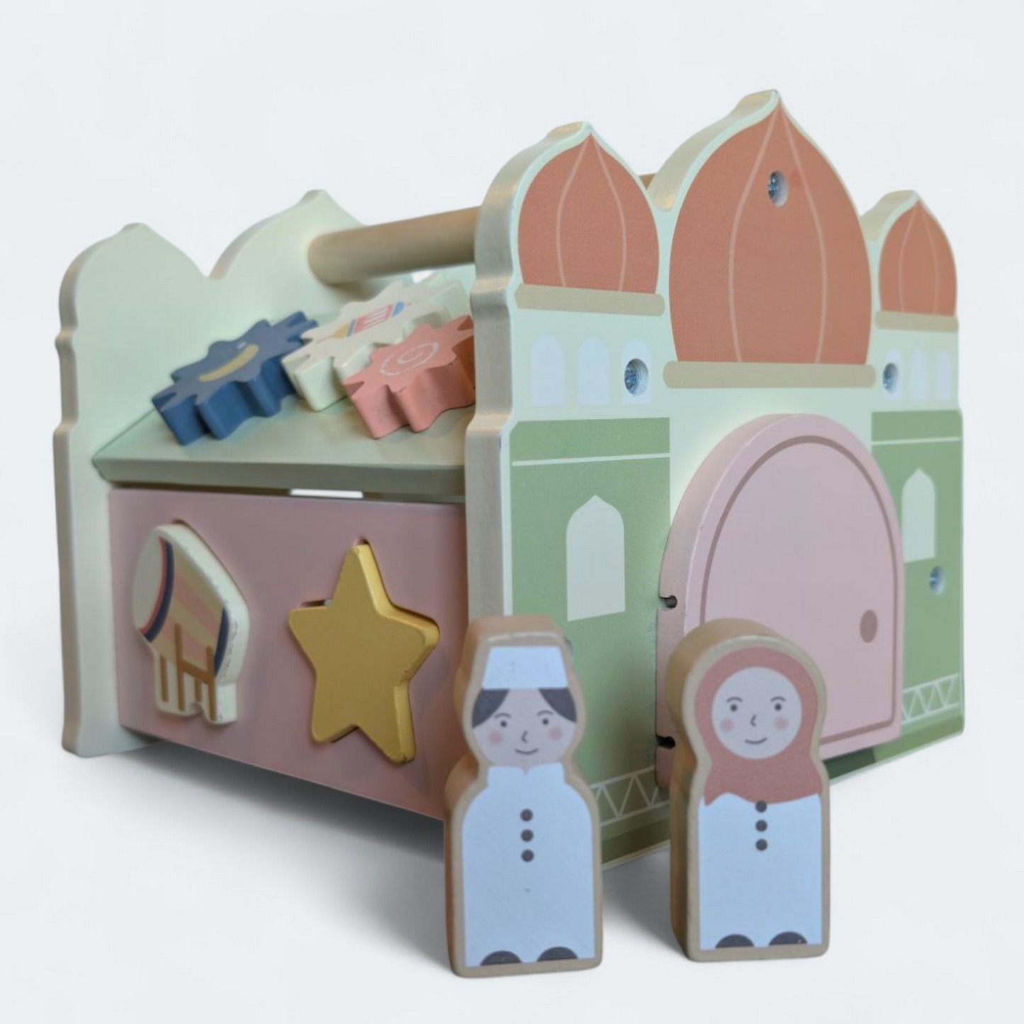 Wooden Masjid Shape Sorter