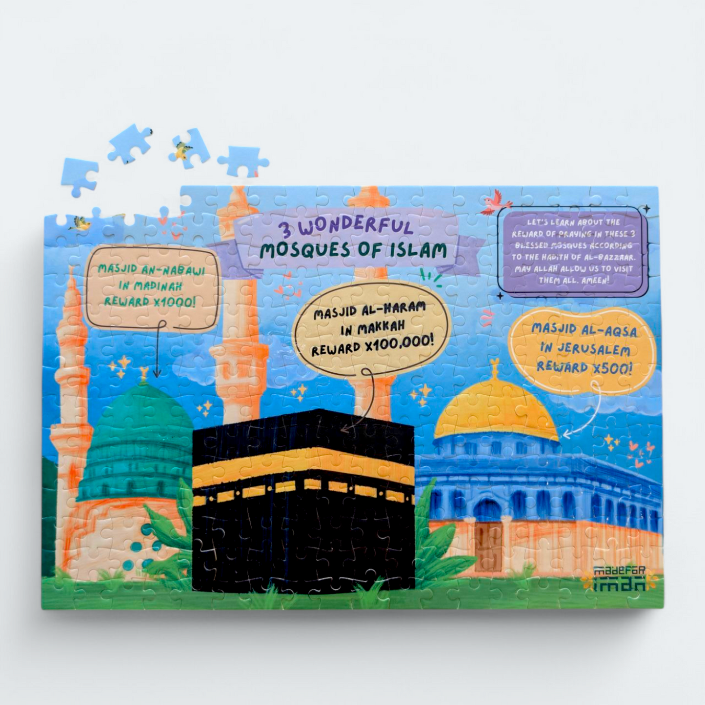 3 Wonderful Mosques of Islam Puzzle [Level - 3]