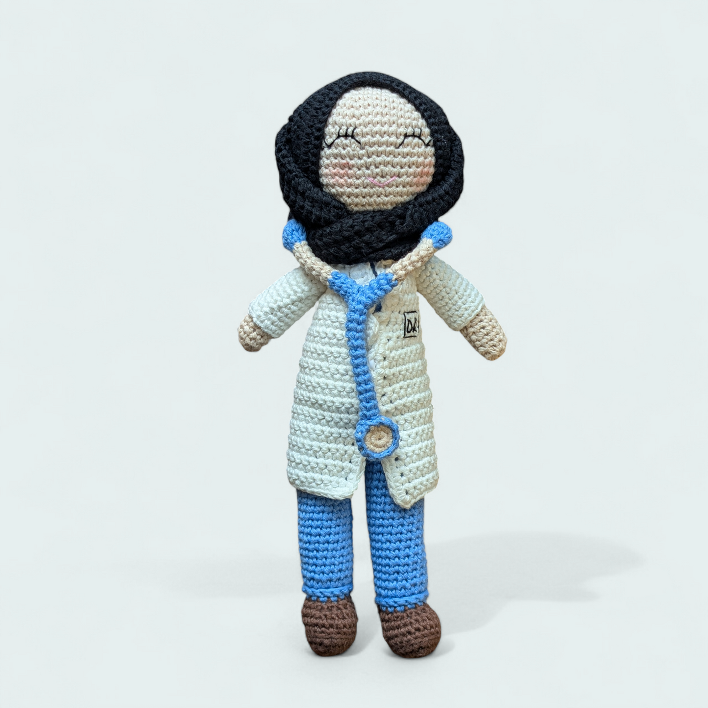 Crocheted Hijabi Doctor Dolls - Limited Edition