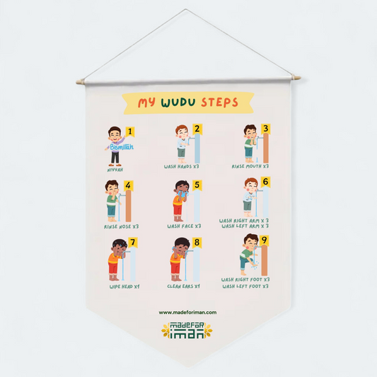 My Wudu Steps Banner