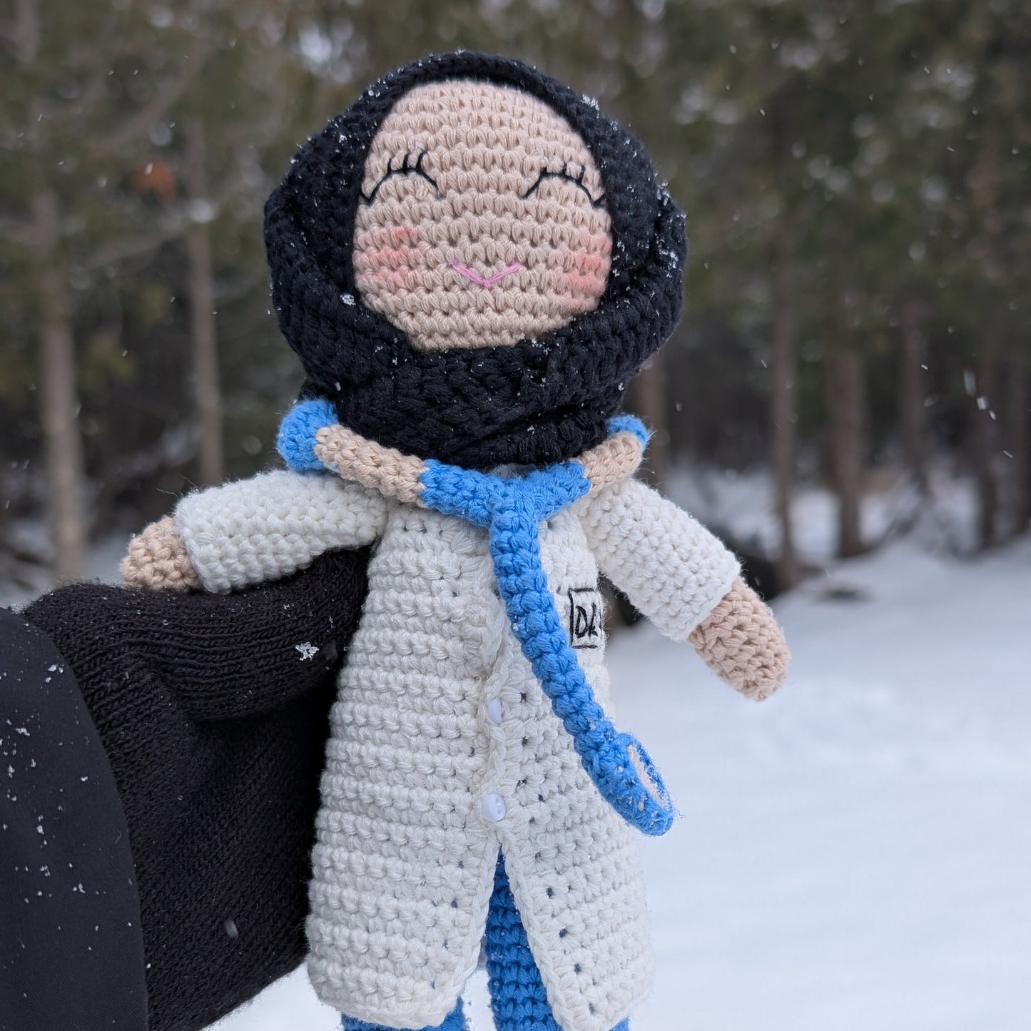 Crocheted Hijabi Doctor Dolls - Limited Edition