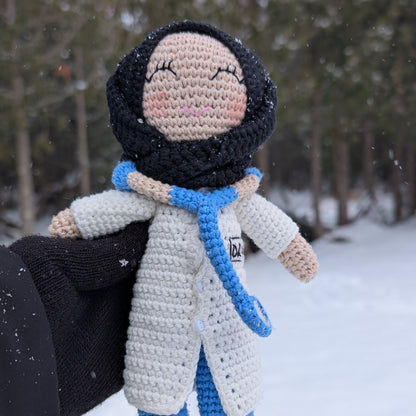 Crocheted Hijabi Doctor Dolls - Limited Edition